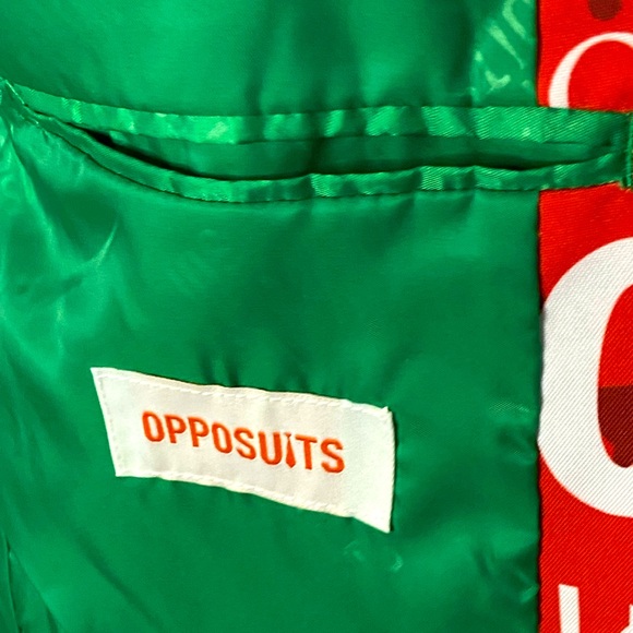 OPPOSUITS Christmas Blazer Ho Ho Ho! Men’s Size Large US 42-44 - Picture 7 of 9